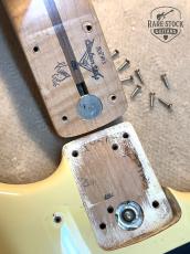 Fender Custom Shop 1995 Norman's Order EC Style Stratocaster Flame Neck Whitey_14