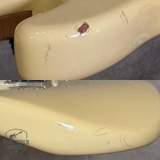 Fender Custom Shop 1995 Norman's Order EC Style Stratocaster Flame Neck Whitey_15