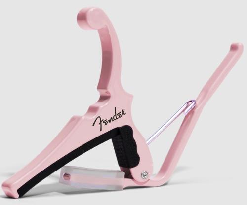 Kyser Fender x Kyser Quick-Change 6 STRING  SHELL PINK KGEFSPA【エレキ向けカポタスト】