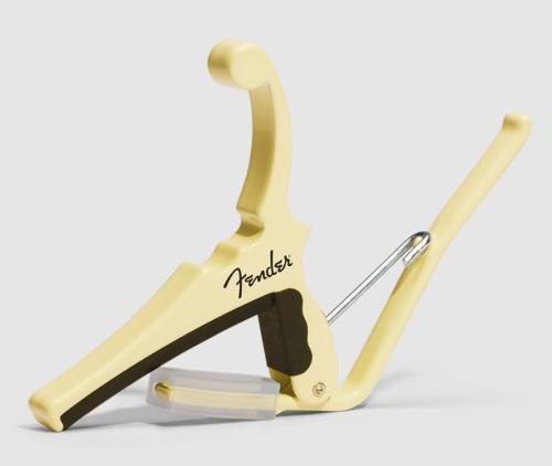 Kyser Fender x Kyser Quick-Change 6 STRING OLYMPIC WHITE KGEFOWA【エレキ向けカポタスト】