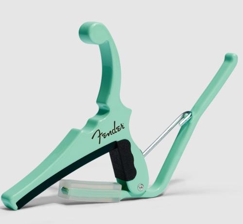 Kyser Fender x Kyser Quick-Change 6 STRING SURF GREEN KGEFSGA【エレキ向けカポタスト】