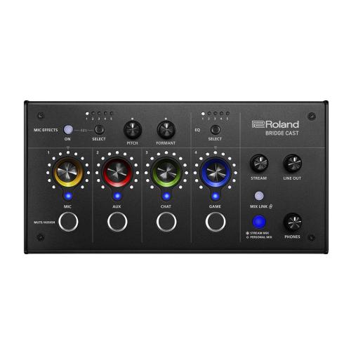 Roland BRIDGECAST PS5 Windows Mac iPhone対応 ゲーム配信用 音声ミキサー ゲーミングミキサー