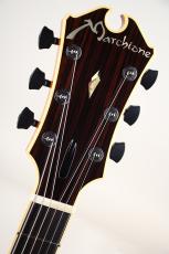 Marchione Guitars Semi Hollow 59 Burst Deluxe Miki 200th Anniversary / Master Grade Swiss Maple top Amber Burst_9