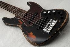 XOTiC XJ-1T 5st Heavy Aged -Black over 3Tone Burst / Matching Head- #3625 [4.49kg]_4