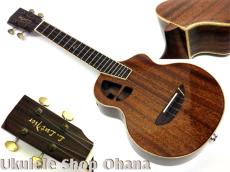 L.Luthier [Le light Maho Concert w/EQ] コンサート カッタウェイ マホガニー単板 サイドホール/PU付