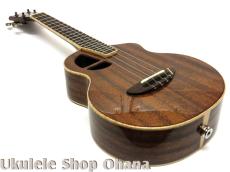 L.Luthier [Le light Maho Concert w/EQ] コンサート カッタウェイ マホガニー単板 サイドホール/PU付_8