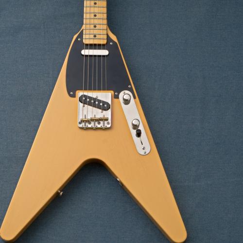 RS Guitarworks TeeVee Standard "Ash Body" Between Medium and Heavy -Butterscotch Blonde- #RS425-2