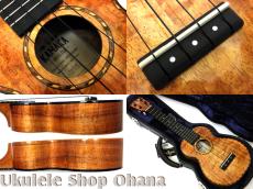 Kamaka [HF-1LD]100周年記念モデル ソプラノロングネックデラックス ハワイアンカーリーコア #164248_4