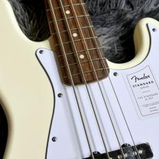 Fender Standard Jazz Bass, Laurel Fingerboard, White Pickguard, Olympic White 【特価】_4