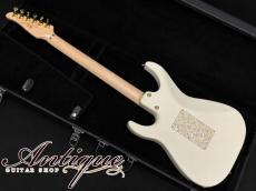 TOM ANDERSON Guardian Angel Player HSH FRT 2021 Arctic White (BHGF) Matching Head w/Gold HW "Near-Mint Condition"_3