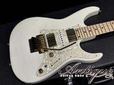 TOM ANDERSON Guardian Angel Player HSH FRT 2021 Arctic White (BHGF) Matching Head w/Gold HW "Near-Mint Condition"_4