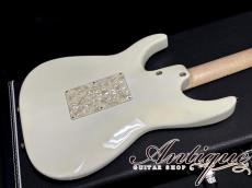 TOM ANDERSON Guardian Angel Player HSH FRT 2021 Arctic White (BHGF) Matching Head w/Gold HW "Near-Mint Condition"_5