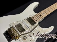 TOM ANDERSON Guardian Angel Player HSH FRT 2021 Arctic White (BHGF) Matching Head w/Gold HW "Near-Mint Condition"_7