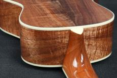 M.J.Franks Koa Tenor Ukulele Slotted Head_7