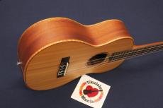 Mahalo MM4 Satin Finish Cedar-top Solid Mahogany Baritone Ukulele _4