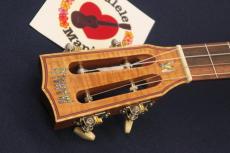 Mahalo MM4 Satin Finish Cedar-top Solid Mahogany Baritone Ukulele _5