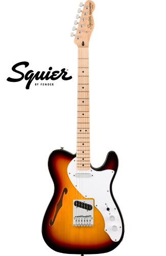 Squier by Fender Affinity Series Telecaster Thinline -3-Color Sunburst -【オンラインストア限定】