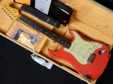 Fender Custom Shop Michael Landau 1963 Stratocaster Relic Fiesta Red over 3 Tone Sunburst_2