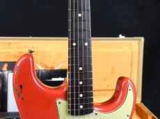 Fender Custom Shop Michael Landau 1963 Stratocaster Relic Fiesta Red over 3 Tone Sunburst_6
