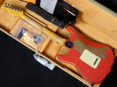 Fender Custom Shop Michael Landau 1963 Stratocaster Relic Fiesta Red over 3 Tone Sunburst_7