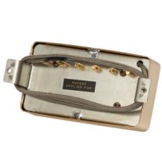 Gibson Custombucker Underwound (Double black, Gold Cover, 2-conductor, Unpotted, 7.2k, Alnico 3)_3