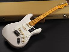 Fender American Ultra Luxe Vintage '50s Stratocaster Maple Fingerboard ~White Blonde~_2