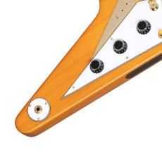 Epiphone 1958 Korina Flying V Aged Natural_5