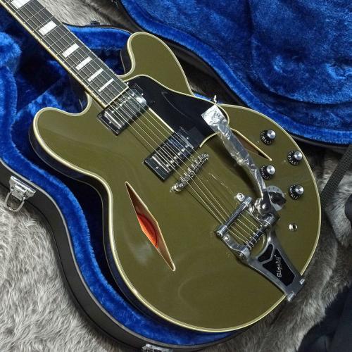 Epiphone Shinichi Ubukata ES-355 Custom Bigsby Olive Drab