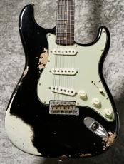 Fender Custom Shop 1960 Stratocaster Super Heavy Relic Aged Black/Olympic White [3.64kg]【オーダーモデル】_2
