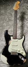 Fender Custom Shop 1960 Stratocaster Super Heavy Relic Aged Black/Olympic White [3.64kg]【オーダーモデル】_3