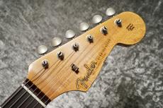 Fender Custom Shop 1960 Stratocaster Super Heavy Relic Aged Black/Olympic White [3.64kg]【オーダーモデル】_4