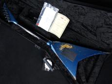 Jackson USA Custom Shop Randy Rhoads RR 2H FR Heavy Relic Lake Placid Blue over Black_8