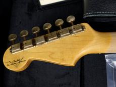 Fender Custom Shop Michael Landau 1963 Stratocaster Relic Fiesta Red over 3-Color Sunburst_10