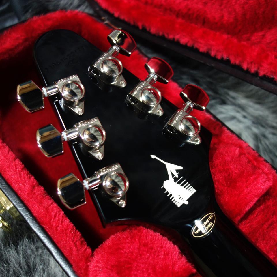 Epiphone Kirk Hammett 1979 Flying V Ebony New 1312112