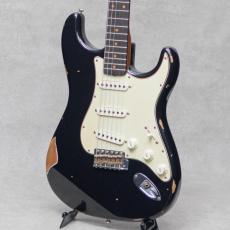 Fender Custom Shop 2017 LTD Black Roasted Dual-Mag Stratocaster Relic / 2022_5