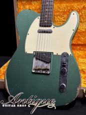 Fender Custom Shop S21 LTD Series 1961 Telecaster 2021 Sherwood Green Metallic Relic w/HW-PU & Dark RW-FB "Dead Stock"_2