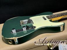 Fender Custom Shop S21 LTD Series 1961 Telecaster 2021 Sherwood Green Metallic Relic w/HW-PU & Dark RW-FB "Dead Stock"_6