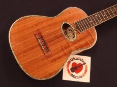 MAUI MUSIC MAUI MUSIC SALE! Deluxe Curly Koa Tenor with Curly Maple Binding and Paua Shell Inlay #5323
