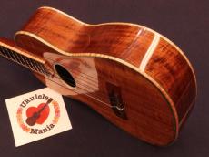 MAUI MUSIC MAUI MUSIC SALE! Deluxe Curly Koa Tenor with Curly Maple Binding and Paua Shell Inlay #5323_2