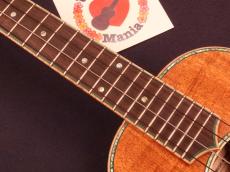 MAUI MUSIC MAUI MUSIC SALE! Deluxe Curly Koa Tenor with Curly Maple Binding and Paua Shell Inlay #5323_4