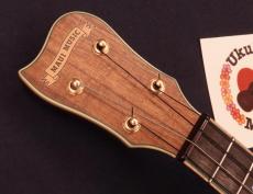 MAUI MUSIC MAUI MUSIC SALE! Deluxe Curly Koa Tenor with Curly Maple Binding and Paua Shell Inlay #5323_8