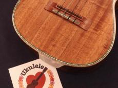 MAUI MUSIC MAUI MUSIC SALE! Deluxe Curly Koa Tenor with Curly Maple Binding and Paua Shell Inlay #5323_9