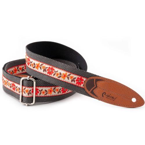 Righton! STRAPS SURF HAWAII BLACK《ウクレレストラップ》【オンラインストア限定】