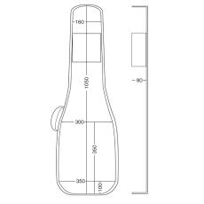 KIKUTANI GVB-60E -Beige- エレキギター用ギグバッグ_2