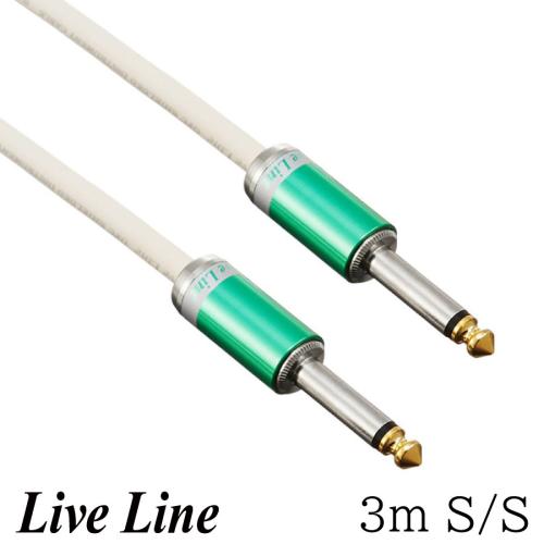 Live Line Advance Series Cable 3m S/S -Green-【オンラインストア限定】