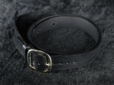 BEAR STRAPS Basic Electric "Black / Silver"【完全手作り/最高級牛革ストラップ】