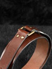BEAR STRAPS Bear Broadway Brown / Brass【手作り本格レザー】_3