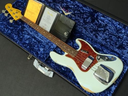 Fender Custom Shop Limited Edition 1960 Jazz Bass Relic Super Faded/Aged Sonic Blue