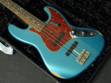 Fender Custom Shop Limited Edition 1960 Jazz Bass Relic Aged Ocean Turquise_4