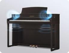 KAWAI CA401R プレミアムローズウッド調仕上げ_4